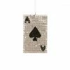 Cody Foster & Co. Jeweled Ace Of Spades Ornament 3.75"