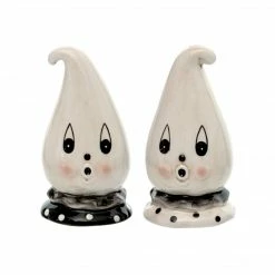 Transpac Imports Johanna Parker Halloween Ghost Salt & Pepper Shakers