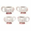 Transpac Imports Johanna Parker Easter Dottie Bunny Tea Cups (Set Of 4)