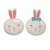 Transpac Imports Johanna Parker Easter Dottie Plates (Set Of 2)