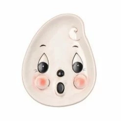 Transpac Imports Johanna Parker Halloween Character Ghost Face Plate