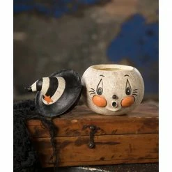 Bethany Lowe Johanna Parker Halloween Ghostie Stew Container