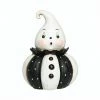 Transpac Imports PREORDER: Johanna Parker Halloween Black & White Jumbo Ghost Pumpkin Figure