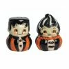 Transpac Imports PREORDER: Johanna Parker Halloween Mr. & Mrs. Frank Salt & Pepper Shakers