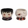 Transpac Imports PREORDER: Johanna Parker Halloween Mummy & Frankie Snack Dish (Set Of 2) 1 Transpac Imports PREORDER: Johanna Parker Halloween Mummy & Frankie Snack Dish (Set Of 2)