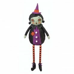 Transpac Imports Johanna Parker Halloween Plush Witch Shelf Sitter