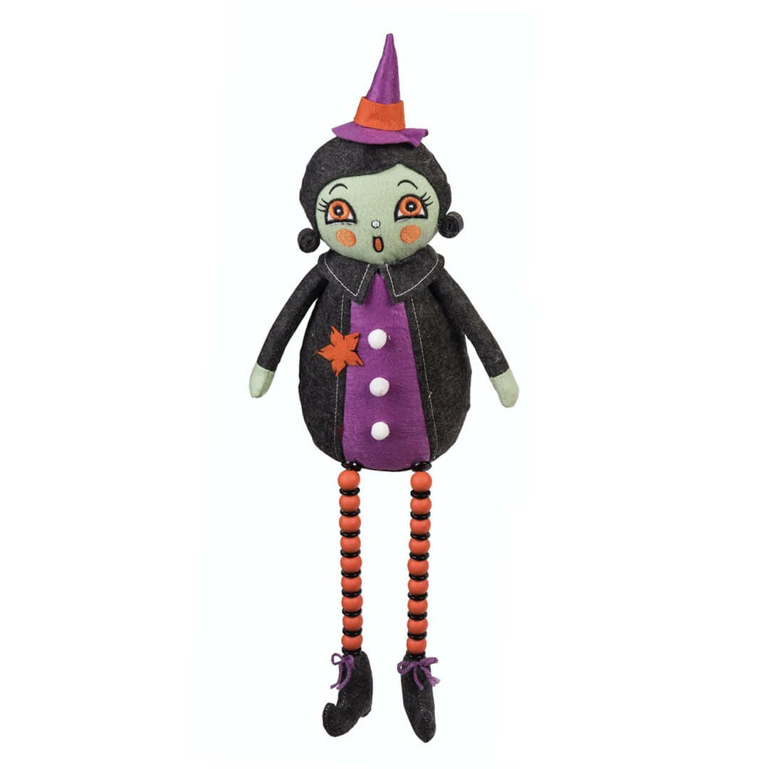 Transpac Imports Johanna Parker Halloween Plush Witch Shelf Sitter 3 Transpac Imports Johanna Parker Halloween Plush Witch Shelf Sitter