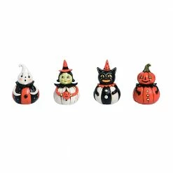 Transpac Imports Johanna Parker Resin Mini Pumpkin Peeps Figure 2.15" Halloween