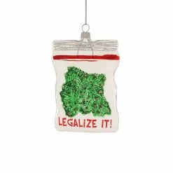 Cody Foster & Co. Christmas PREORDER: Legalize It Ornament 4.25"