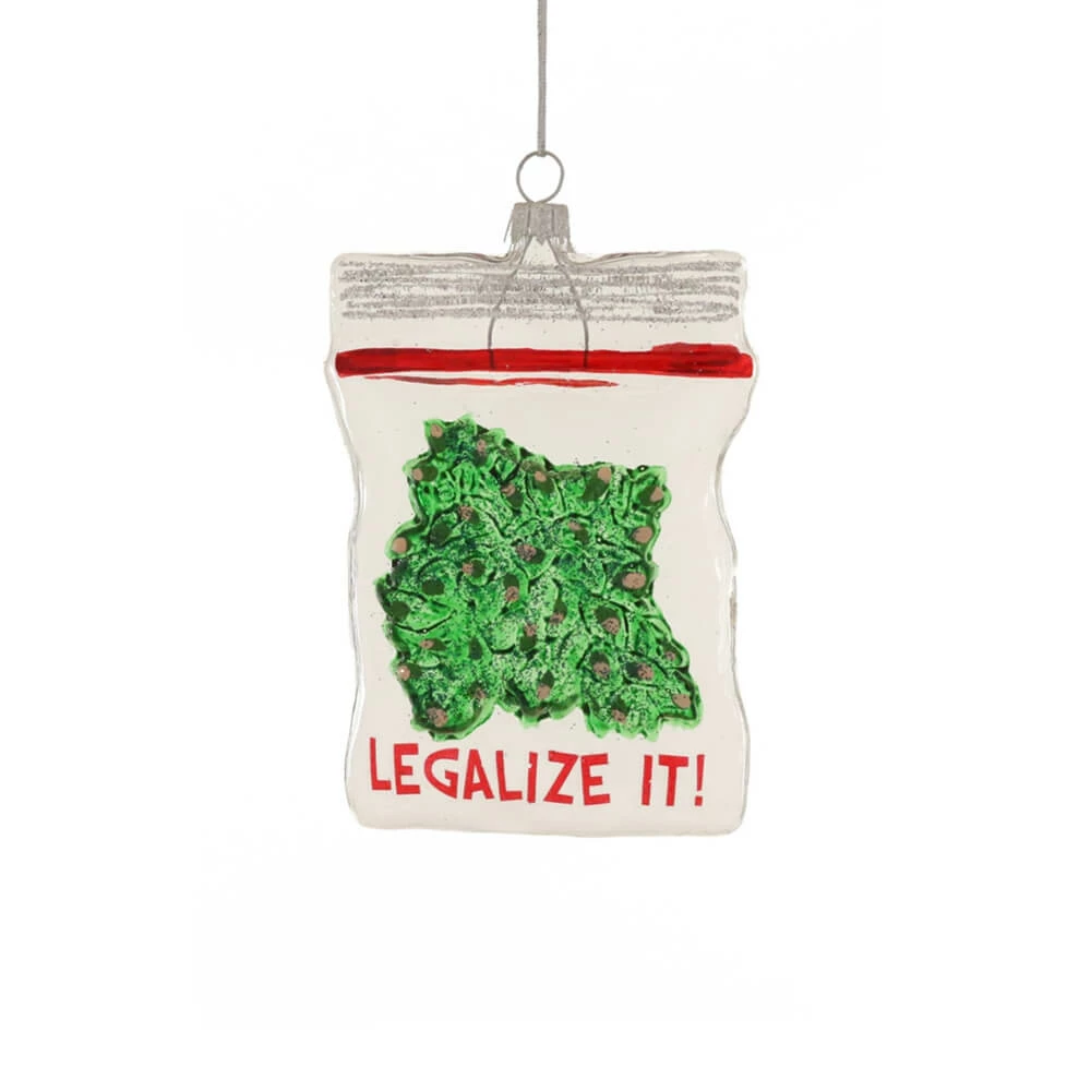 Cody Foster & Co. Christmas PREORDER: Legalize It Ornament 4.25" 3 Cody Foster & Co. Christmas PREORDER: Legalize It Ornament 4.25"