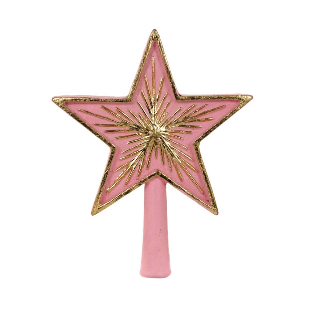 Cody Foster & Co. PREORDER: Light Pink 5-Point Starburst Tree Topper 8.25" Christmas 3 Cody Foster & Co. PREORDER: Light Pink 5-Point Starburst Tree Topper 8.25" Christmas