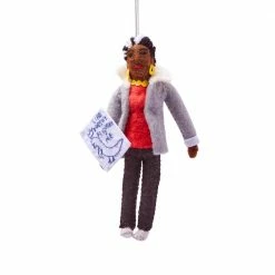 Silk Road Bazaar Maya Angelou Felt Ornament Christmas