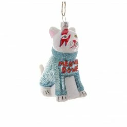 Cody Foster & Co. Meowie Bowie Ornament 3.75"