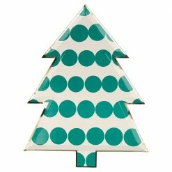 Meri Meri Party Patterned Christmas Tree Plates