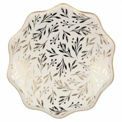 Meri Meri Party Gold Leaf Holiday Dinner Plates
