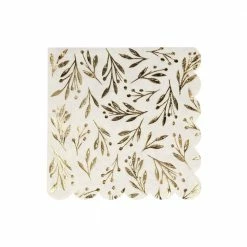 Meri Meri Party Gold Leaf Large Napkins