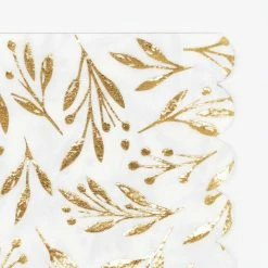 Meri Meri Party Gold Leaf Small Napkins
