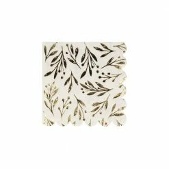 Meri Meri Party Gold Leaf Small Napkins