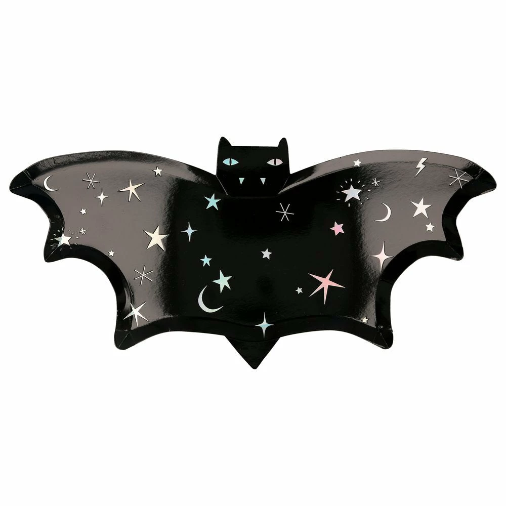 Meri Meri Party Sparkle Bat Plates Halloween Large Plates 3 Meri Meri Party Sparkle Bat Plates Halloween Large Plates