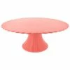 Meri Meri Party Large Coral Bamboo Fiber Cake Stand