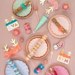 Meri Meri Party Pastel Fringe Medium Crackers