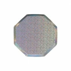 Meri Meri Party Silver Sparkle Cocktail Plates