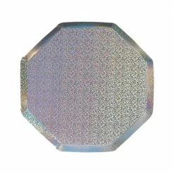 Meri Meri Party Silver Sparkle Side Plates