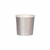 Meri Meri Party Silver Sparkle Tumbler Cups