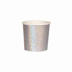 Meri Meri Party Silver Sparkle Tumbler Cups