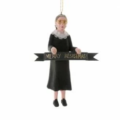Cody Foster & Co. PREORDER: Merry Resistmas Ornament, 6"