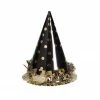 Party Hats + Crowns Metallic Gold Polka Dot Party Hats