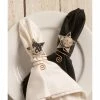 Bethany Lowe PREORDER: Moon And Stars Napkin Ring / Wine Charm (Set Of 2) Halloween