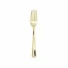 Cutlery Party Metallic Gold Plastic Forks 24ct