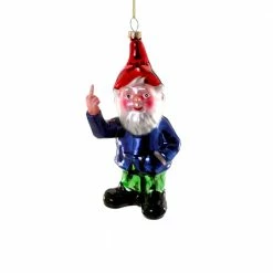 Cody Foster & Co. Christmas Naughty Gnome Ornament 5.5"
