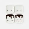 One Hundred 80 Degrees Marshmallow Plates (Set Of 4)