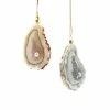 Cody Foster & Co. Oyster W/ Pearl Ornament 4" Christmas