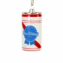 Cody Foster & Co. Blue Ribbon Beer Ornament 3.25"