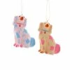 Cody Foster & Co. Christmas PREORDER: Pastel Staffordshire Dog Ornament 4.25"