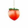 Cody Foster & Co. Christmas Peach Emoji Ornament 3.25"