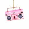 Cody Foster & Co. Pink Boombox Ornament 5" Christmas
