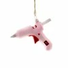Cody Foster & Co. Pink Glue Gun Ornament 4.25" Christmas
