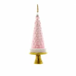 Cody Foster & Co. Pink Macaron Tower Ornament 5.25" Christmas