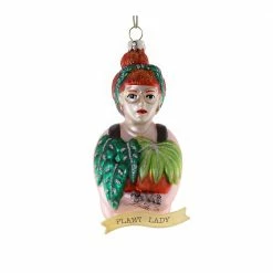 Cody Foster & Co. Christmas Plant Lady Ornament 4.5"