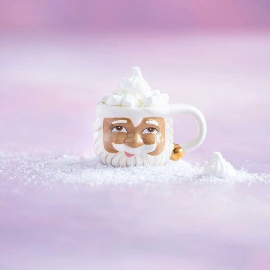 Glitterville Studios Brown Papa Noel Mug Christmas 3 Glitterville Studios Brown Papa Noel Mug Christmas