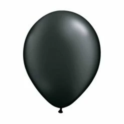 Burton + BURTON Pearl Onyx Black Latex Balloons