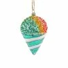 Cody Foster & Co. Christmas Rainbow Snow Cone Ornament 5"