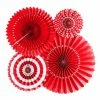 My Mind’s Eye Red Decorative Party Fans