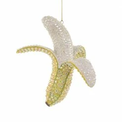 Cody Foster & Co. Christmas PREORDER: Rhinestone Banana Ornament, 5.75"