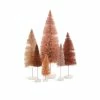 Cody Foster & Co. Christmas Rose Rainbow Trees (Set Of 6)