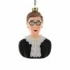 Cody Foster & Co. Ruth Bader Ginsburg Ornament 4"